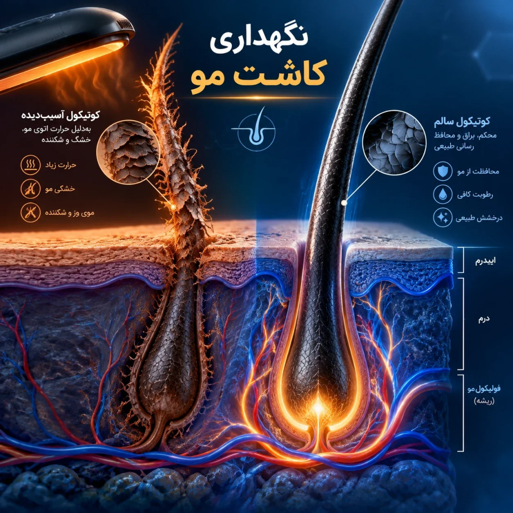 نگهداری از مو بعد از کاشت
