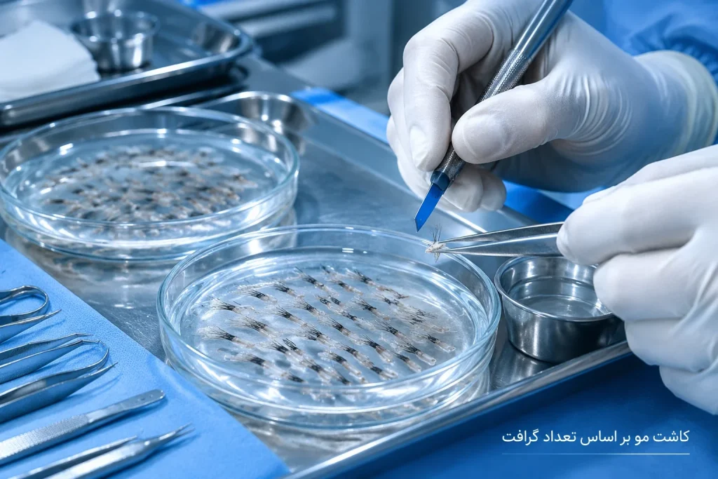 سیستم شمارش گرافیتی کاشت مو