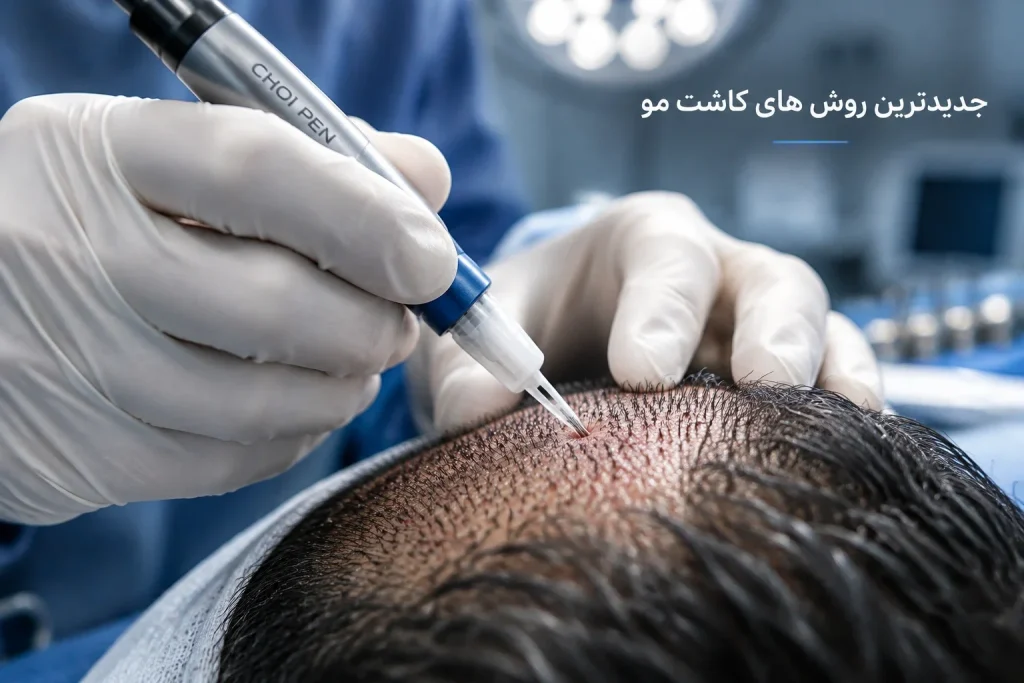 بهترین روش کاشت مو