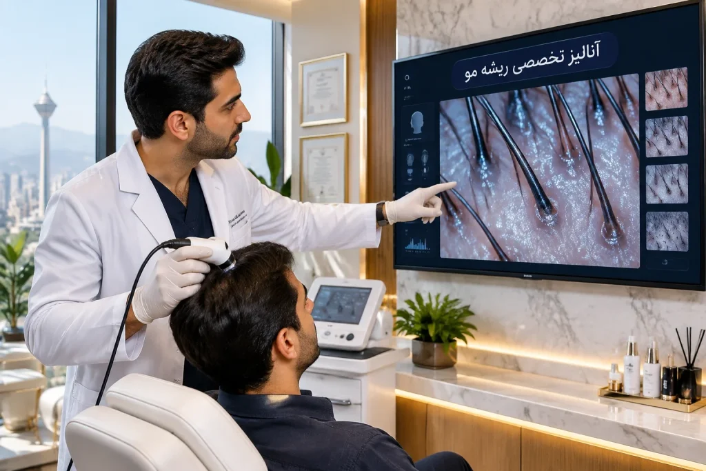 آنالیز کاشت مو