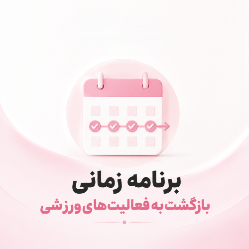 برنامه زمانی بازگشت به فعالیت‌های ورزشی